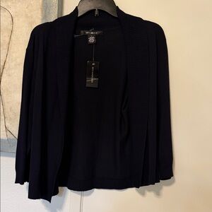 89th & Madison Midnight Open Front Cardigan